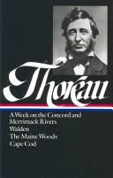Henry David Thoreau: A Week on the Concord and Merrimack Rivers (The Library of America) (Hardcover, Cambridge University Press)