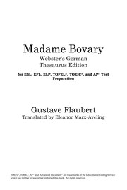 Flaubert Gustave: Madame Bovary (2005, ICON Classics)