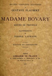 Flaubert Gustave: Madame Bovary (French language, 1921, Librarie de France)